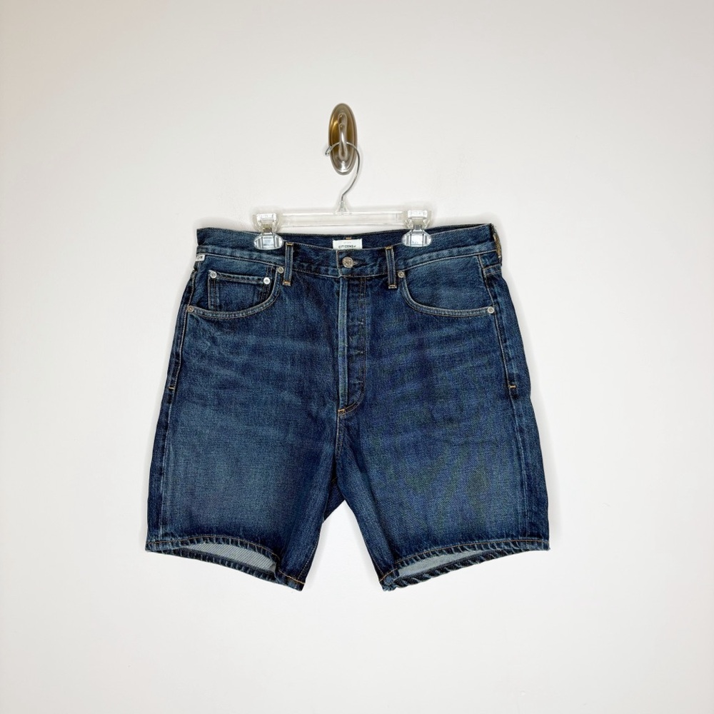 Citizens Of Humanity Camilla Long Loose 7” Denim Jean Shorts - Picture 2 of 11